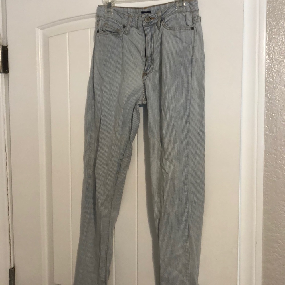 brandy melville pinstripe jeans